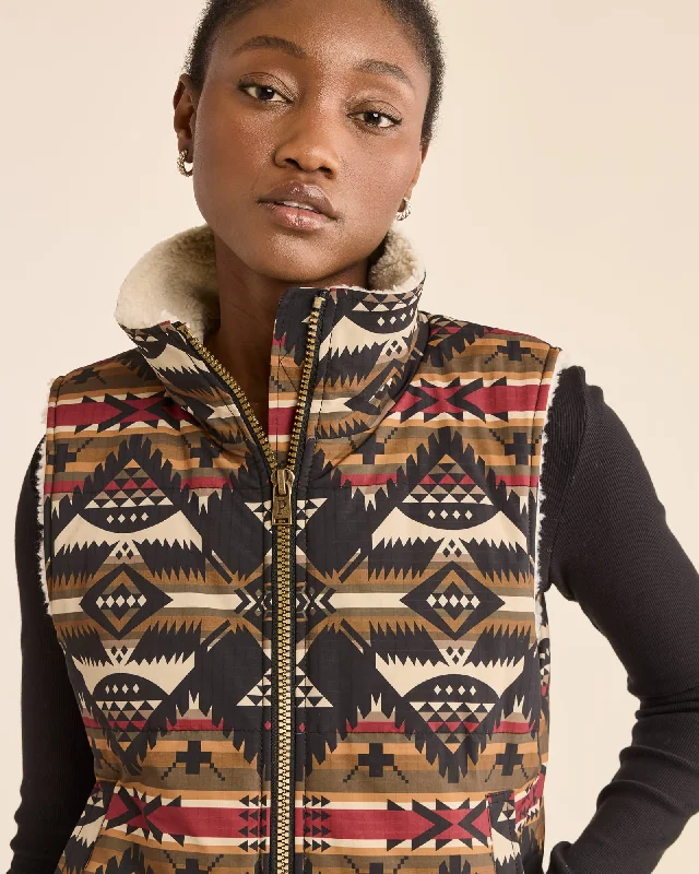 Women's Hemlock Fleece Lined Ripstop Vest Women's designer jackets