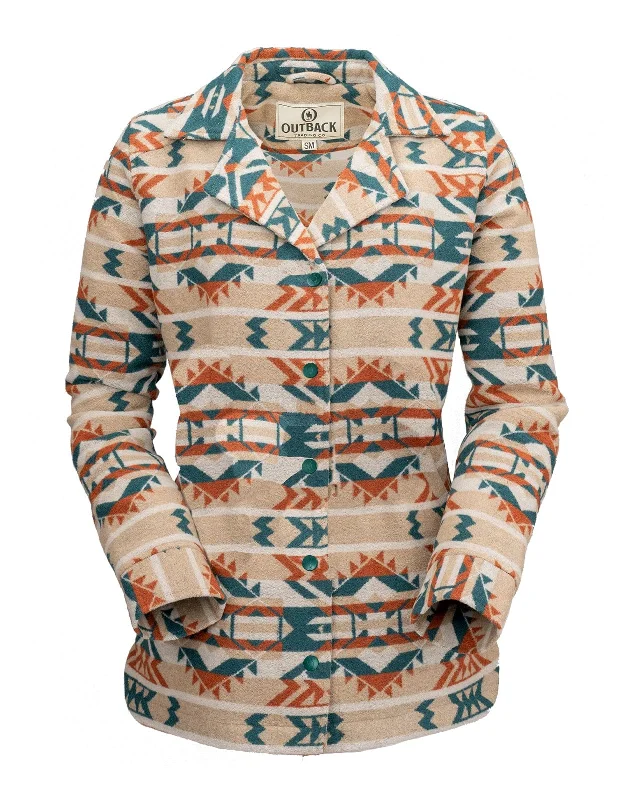 Women's Daphne Shirt Jacket - Burnt Orange Women's winter jackets