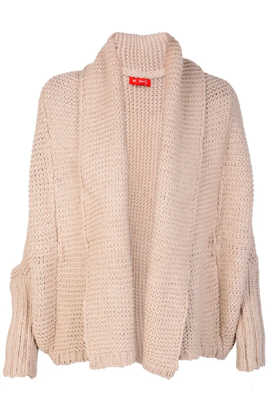 SHANTI Beige Wool Cardigan Women's cotton jackets