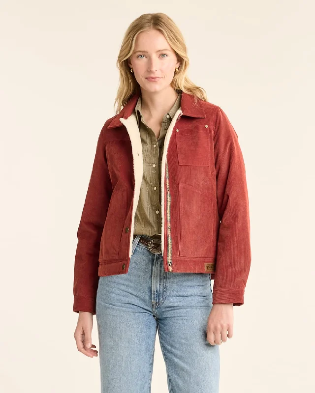 Women's Wind River Corduroy Trucker Women's mid-range jackets