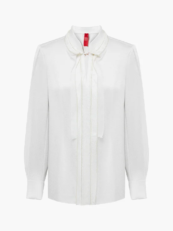 YAYING Silk Jacquard Shirt