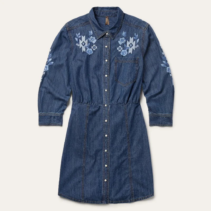 Dark Blue Denim Shirt Dress Revolve mini dresses