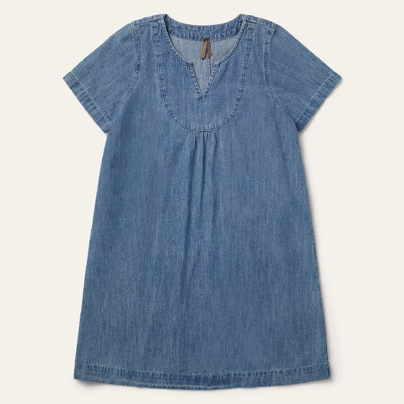 Denim Swing Dress Sequin mini dresses