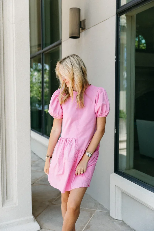 Hollis Mini Dress - Bubblegum Pink Best mini dresses for hourglass body shape