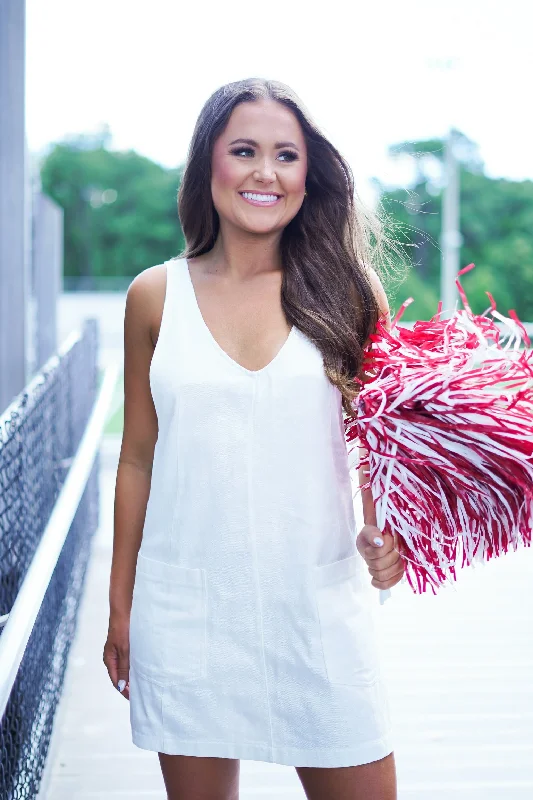 Lincoln Dress - White - FINAL SALE Formal mini dresses
