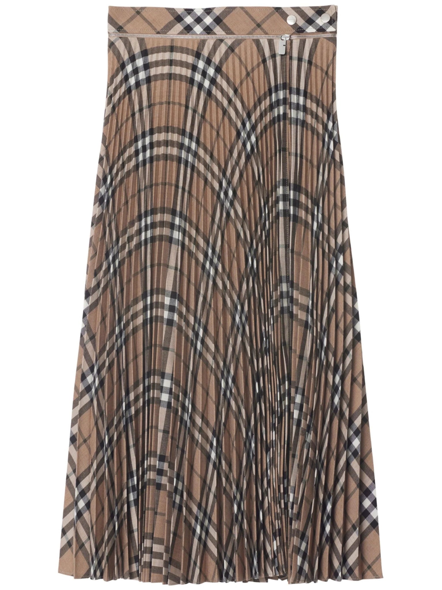 pleated check skirt Street style unclassified skirts