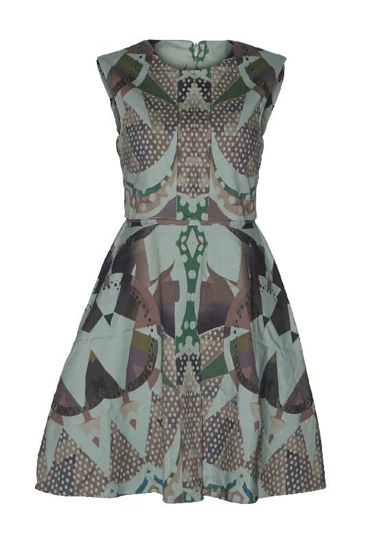 Crop Dress in Mystic Print Winter unclassified dresses
