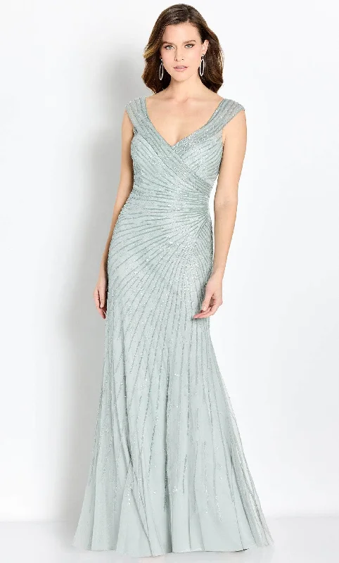 Cameron Blake CB755 - Beaded Gown Gothic unclassified dresses