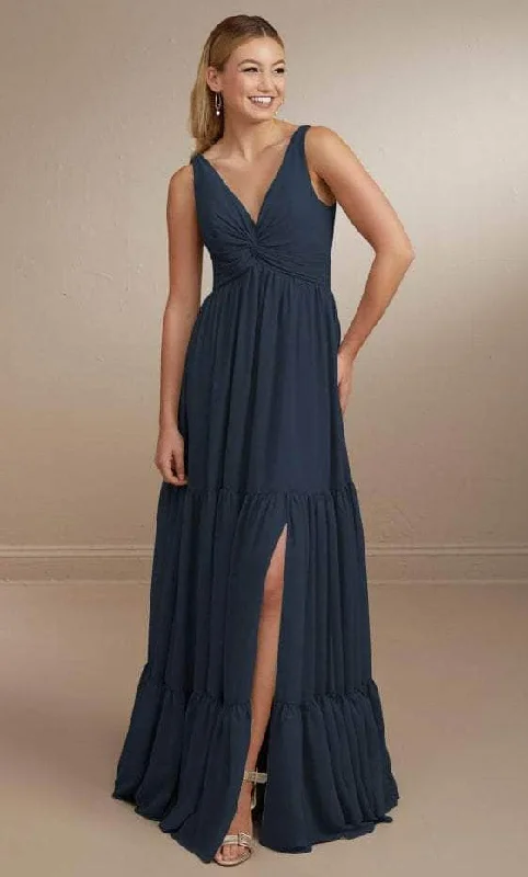 Christina Wu Celebration 22161 - V-Neck Knot Dress Winter unclassified dresses