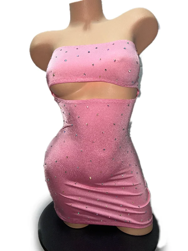 PINK CUT-OUT DRESS Lightweight unclassified dresses