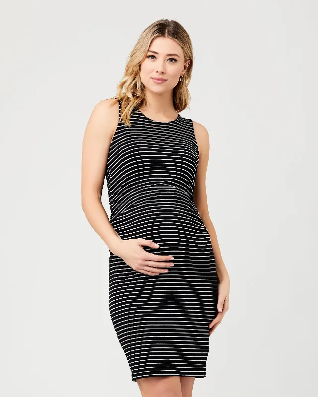 Mia Sleeveless Nursing Dress Black / Flint Formal unclassified dresses