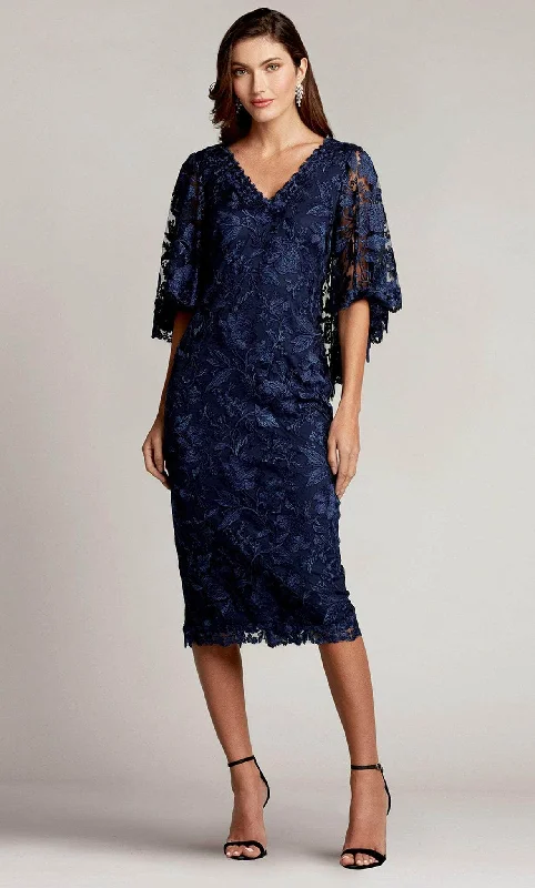 Tadashi Shoji BRX22077MD - Poncho Dress One-shoulder unclassified dresses
