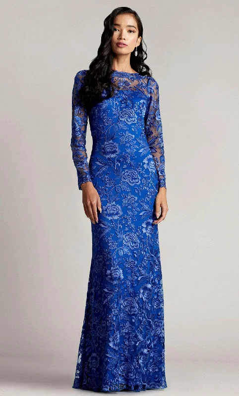 Tadashi Shoji BRX22417L - Embroidered Dress Ruched unclassified dresses