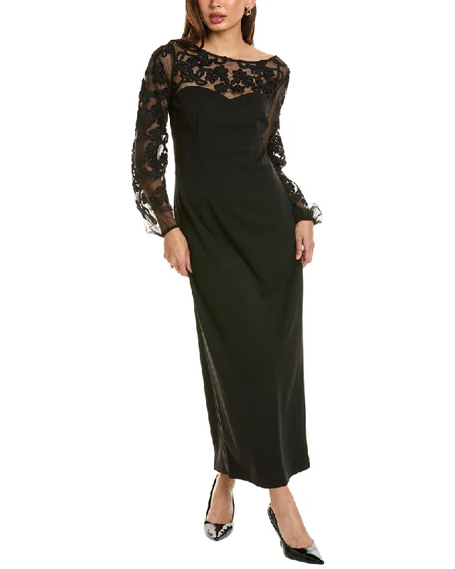 JS Collections Linett Soutache Midi Dress Wraparound Midi Skirt